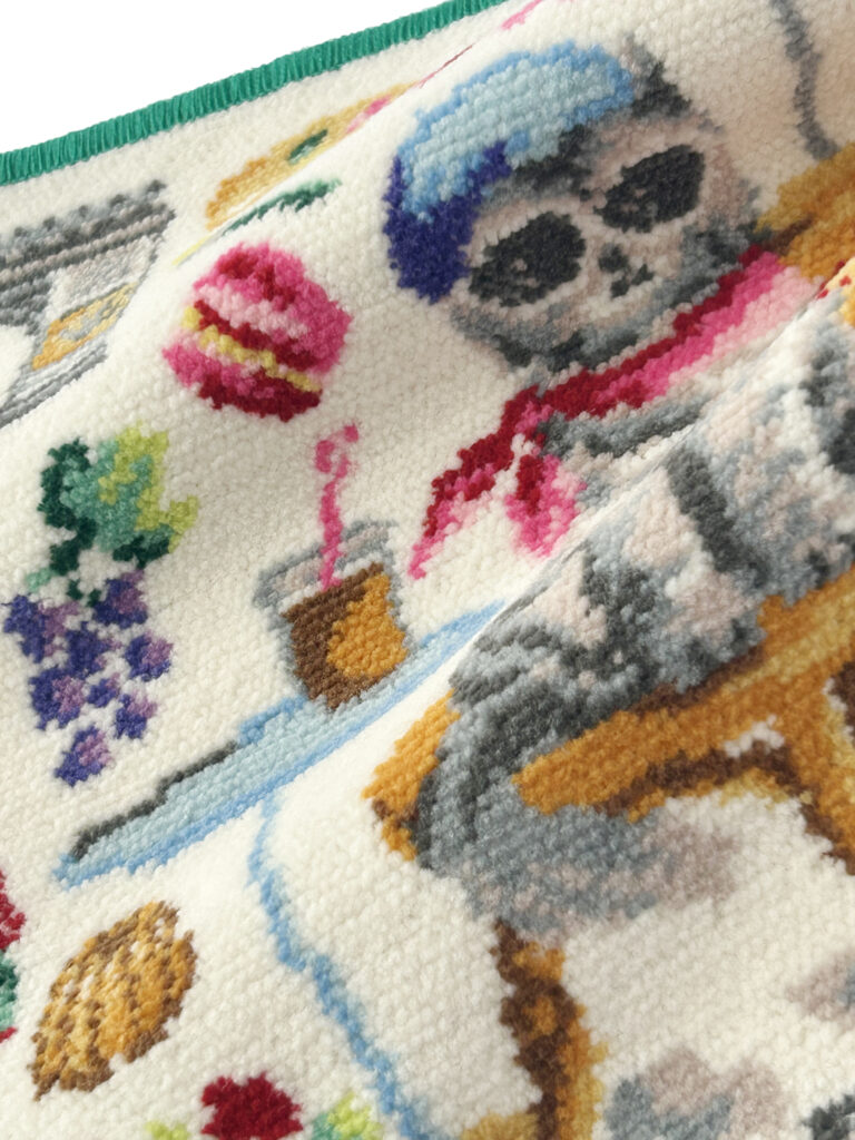 日本製 シェニール織 タオルハンカチ