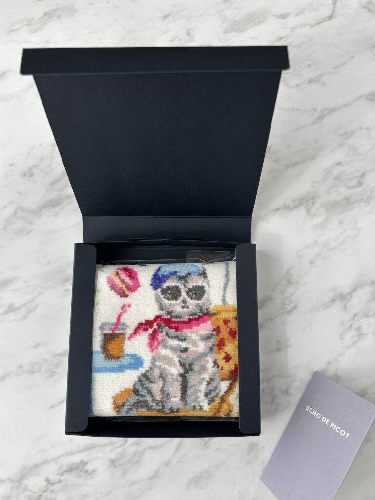 エコドピコ タオルハンカチ フランス柄 ギフト仕様